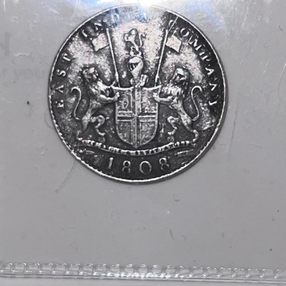 Vintage 1808 - THE EAST INDIA COMPANY - 10 CASH - COPPER - Nice Coin